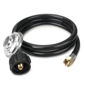 Qcc1 Fatcanma 717331336554 Propane Hose With Low Pressure Regulator 5 Ft