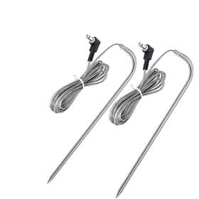 Fccum 788285615996 Pit Boss Compatible Replacement Meat Probe 3.5 Mm Plug 2 Waterproof Probes