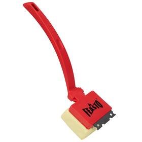 At002b Feasto Bristle Free Grill Brush With Scraper For Outdoor Grills Red