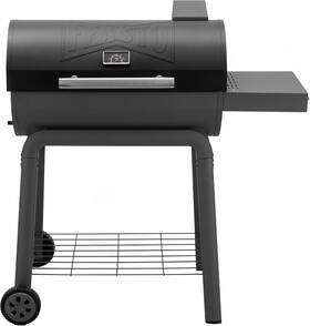 Cg3019 Feasto Bbq Charcoal Grill With Side Table 30-in Heavy Duty Outdoor Black