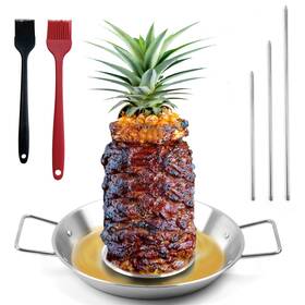 Sk002 Fengzhe Al Pastor Skewer For Grill Stainless Steel Vertical Brazilian Spit Stan