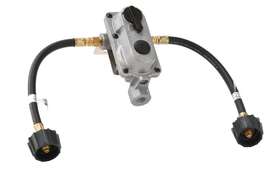 Kt12acr6 Fireking 2-stage Auto Changeover Propane Gas Rv Regulator Kit With 2 12 Inch Pigtails