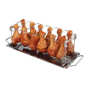Fireloop 822361214946 Chicken Wing Leg Rack Bbq Drumsticks Stainless Steel Hang Up To