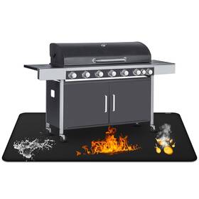 Zq-4et3-fx9t Firewess 30x48 Inch Under Grill Mat Fireproof Oilproof Pad For Decks Bbq Outdoor Protection