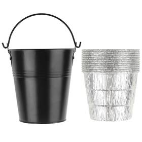 Firsgrill 744306229634 Drip Grease Bucket And 12-pack Liners For Traeger 20/22/34 Series Pit Boss E