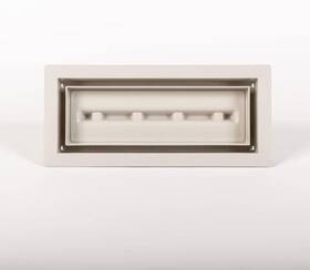 Fittes 628504055403 Lite4x10gry 4 In X 10 Framed Floor Vent Lite Grey Pet And Child Proof