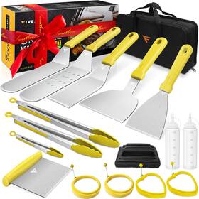 Gs-15 Fivejoy Griddle Accessories Kit Flat Top Grill Set For Blackstone And Camp Chef Bbq