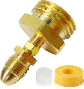 Fjxbywm 789344194094 Propane Fill Adapter Male Pol To 1-3/4 Inch Acme Tank Valve H