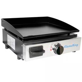 Flame King 445013426448 17 Inch Lp Griddle With Small Regulator For Rv