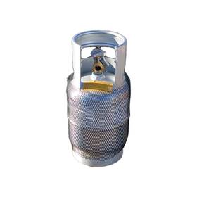 Flame King 850063595025 30 Lb Aluminum Lightweight Cylinder With Gauge And Fill Valve