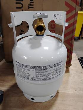 Flame King 899003000069 5 Lb Steel Propane Tank Refillable 1 Gallon Cylinder With Opd Valve