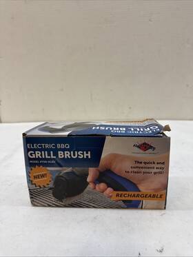 Ysn-rgb2 Flame King Electric Bbq Grill Brush Cordless And Rechargeable Stainless Steel Bristles
