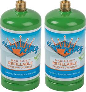 Ysn164-2 Flame King Refillable 1lb Empty Propane Cylinder Tank - Reusable Safe And Lega