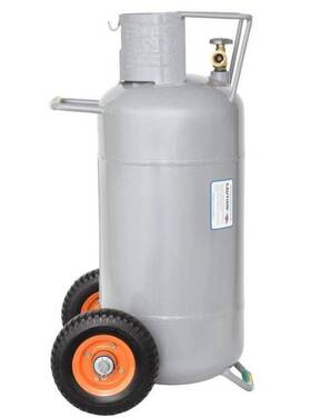 Ysn40hog Flame King 40 Lb Horizontal And Vertical Hog Propane Cylinder With Wheels