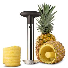 Flexzion 814870023737 Pineapple Corer Slicer Peeler Stainless 25cm X 11cm 9cm Silver