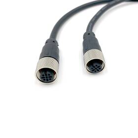 M12-5pin-f-to-f-awg22-1m-a-s Fowiunye 3.28ft M12 5 Pins Female To Connector Cable A Code Straight Molding D