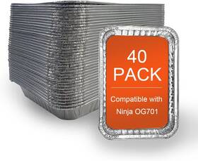 Og701 Foxtell 235482497402 40 Pack Aluminum Drip Pan For Ninja Woodfire Outdoor Grill Grease Tray
