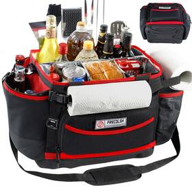 Am380 Frecolsh Large Bbq Organizer With Molded Hard Base Compatible Blackston