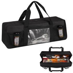 Tsb022 Frjjthchy Grill Tool Storage Bag Large Utensil Caddy With Pock