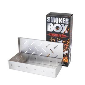 W0028 Fving Smoker Box For Grill Wood Chip Stainless Steel Pellet Smoking All Grills Gas