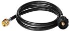 Type1 Ga09-5ft Propane Tank Adapter Converter Hose Replacement For Lp Gas