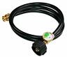 Ga09-g Ft Propane Hose Adapter With Tank Gauge For Weber