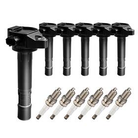Gl-qs-6p-uf713 Gagolcar Oem Ignition Coil Pack Uf713 Gn10733 And Spark Plugs Set Of 6 Compatible Wi