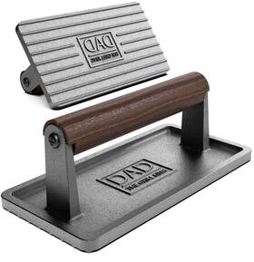 B0bn2b93ln Galvanox Soho Grilling Gift For Dad Bbq Cast Iron Grill Press Smash Burger Hamburge