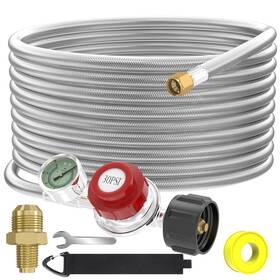 G156 Gardennow Regulador De Propano Alta Presion 7 Metros Con Medidor Flujo Pro