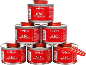 Cfd-6-6 Gas One 6 Pack Hour Chafing Fuel - Food Warmer For Fuels Red