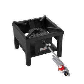Gasone 810002702815 High Pressure Portable Propane Grill In Black With Adjustable 0-20 Psi Regulator