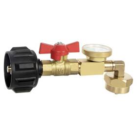 Am02us09 Gaspro 00aba259 1lb To 20lb Tank Propane Refill Adapter Kit With Gauge And On-off Control Valve