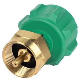00aba373 Gaspro Propane Refill Adapter For 1lb Bottles From 20lb Tank Solid Brass Easy Use