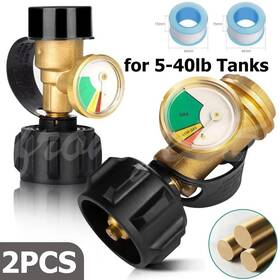 Ca900a Gaspro 2 Pack Propane Tank Gauge Level Indicator Universal