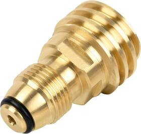 Tjt-01 Gaspro Propane Tank Adapter Pol To Qcc-1 Fittings 1 Pack Brass