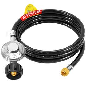 Qcc1 Gassaf 607509797697 12 Feet Propane Regulator Hose Grill With For Pro