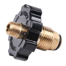 Gassaf 607509797765 Soft Nose Pol Propane Gas Tank Adapter Plug With Excess Flow X 1/4 Inc