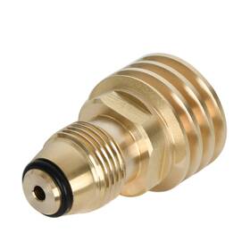 Qcc1 Gassaf 607509799905 Universal Propane Tank Adapter Converts Pol Lp Service Valve To Qcc1/typ