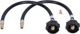 Qcc1 Gassaf 711181780147 12inch Rv Pigtail Propane Hose Connector With Acme Nut And A 1/4ftft