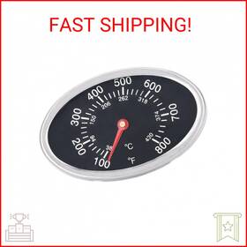 Gassaf 744759432353 Lid Thermometer Temperature Gauge Replacement For Nexgrill Grill Master