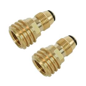 Gassaf 778601399815 Universal Propane Tank Adapter Converts Pol Lp Service Valve To Q