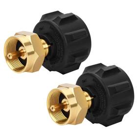 Gassaf 778601400177 Propane Refill Adapter 1 To 20 Lb Cylinder Tank Coupler Universal For Type
