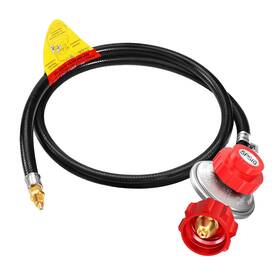 Ryqt01 Gassaf 1220mm 4ft Adjustable High Pressure Propane Regulator Hose With F