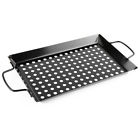 Gb1201 Waykea Grill Basket Vegetable Rectangle Pan Veggie Bbq 600607551389