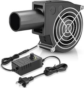 Gdb9733b12n36d5525tsqtube Gdstime Bbq Fan Air Blower 97mm Variable Speed 5.94x3.82x1.3inches Black