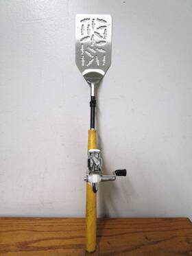 Gei 647150223318 Bait Cast Fishing Pole Bbq Spatula
