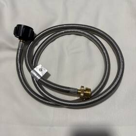 Generep 824918838988 5 Feet Stainless Steel Braided Propane Adapters Hose Convert Connects 1lb New