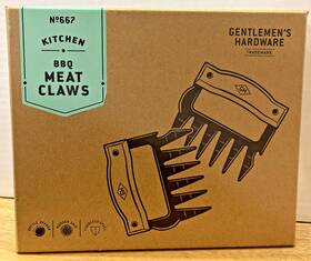 Gentlemens Hardware 840214807763 Bbq Meat Shredder Claws Kitchen No. 667 Original Box Opener