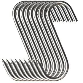 Gt-hg09 Gerusea 5.12inch Meat Hooks 20pcs 304 Stainless Steel Butcher Hook Smoking Drying Bbq
