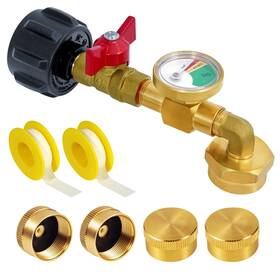 Gpa001 Getoolet Propane Refill Adapter For 1 Lb. Tanks Elbow With Val